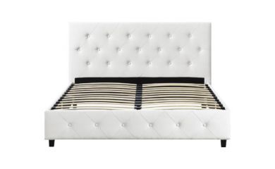 Bed Frame with Headboard, Bed, Bedframe, Bed Base, Bedroom Furniture