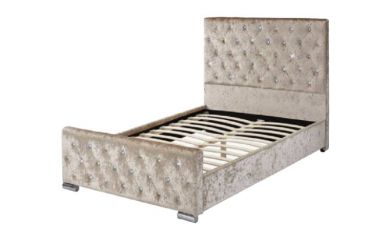 Bedstead with Headboard, Bed Base, Bed Frame, Furniture, Platform Bed