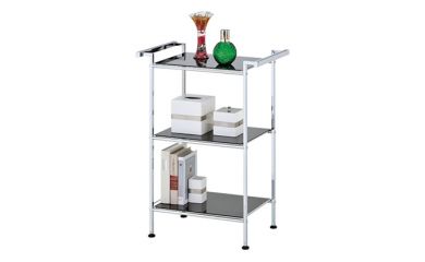 Metal Bathroom Stand, Standing Shower Rack, Storage Shelf