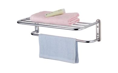 Wall Mounted Rack, Metal Wall Towel Holder, Towel Rail Rack