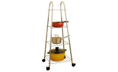 Metal storage shelf with weels,Kitchen Accessorie,kitchen storage,Multifunctional Pot Pan Rack 