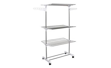 Foldable Clothes Rack, Garment Drying Organizer, Multi-purpose Clothes Rack