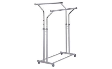 Double Clothes Rail, Double Rail, Clothes Rail, Movable Hanger Rack