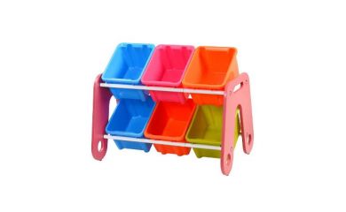 Toy Storage Bins Box, Plastic Bins Toy Organizer, Kid Toy Storage Rack