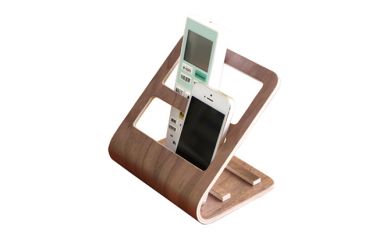 Wooden Remote Control Holder,Remote Control Caddy, Wooden Organizer, Office Storage Cadddy