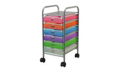 Office Organizer Cart, Rolling Salon Cart, Hair Salon Storage Trolley