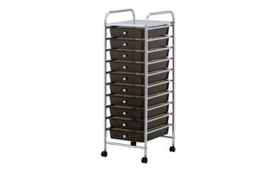 Drawers Rack With Wheels, Salon Trolley, PP Drawer